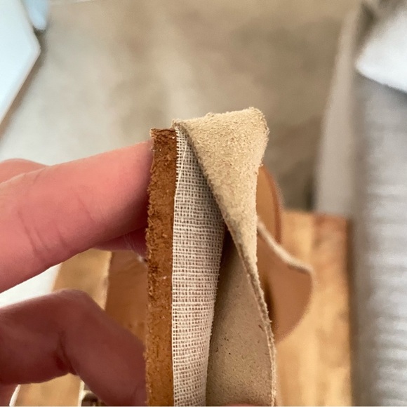 Kork-Ease Zukey T-Strap Leather Suede Sandals Size 9 - Picture 4 of 6